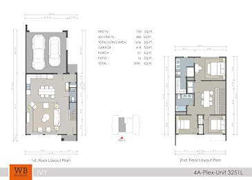 A floor plan for a 4A-Plex-Unit 3251L shows the layout for the first and second floors.