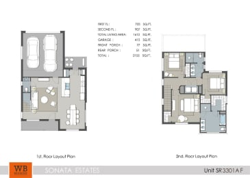a floor plan of the unit