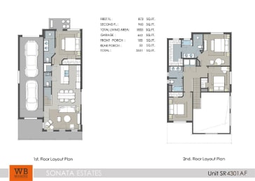 a floor plan of a house