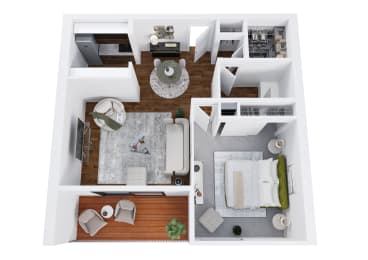 1 bedroom - larkspur