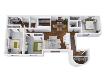 3 bedroom - upper
