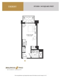 a floor plan of a bedroom apartment