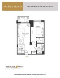 a floor plan of a bedroom apartment