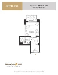 a floor plan of a bedroom apartment