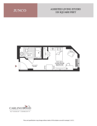 a floor plan of the apartment