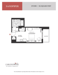 a floor plan of a bedroom apartment