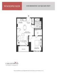 bedroom floor plan an in 2 bed 1 bath