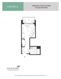 a floor plan of the apartment