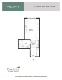 a floor plan of a bedroom apartment