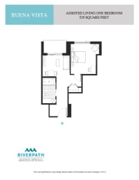 a floor plan of a bedroom apartment