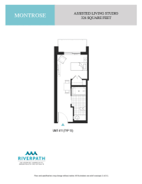 a floor plan of the apartment