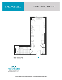 a floor plan of the unit