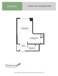 a floor plan of a bedroom apartment