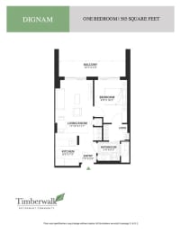 a floor plan of a bedroom apartment