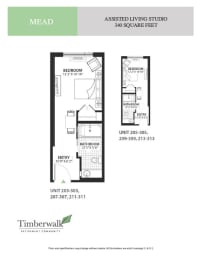 a floor plan of the apartment