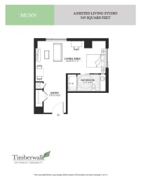 a floor plan of a bedroom apartment