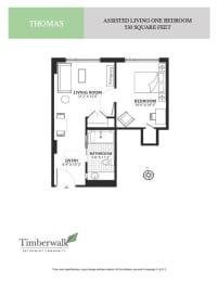 a floor plan of a bedroom apartment