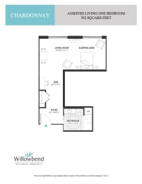 a floor plan of a bedroom apartment