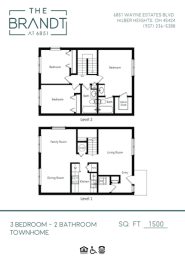  Floor Plan 3 Bedroom 2 Bathroom