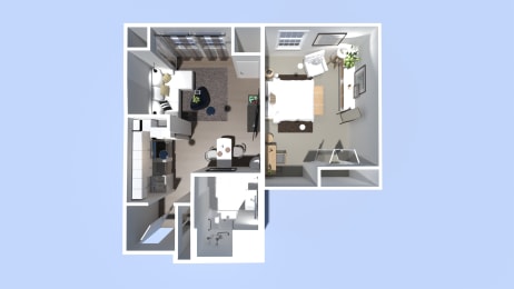 a view of a floor plan of a house