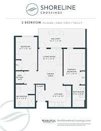 Shoreline Crossing 2 Bedroom Accessible