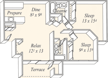 Floor Plan  Majestic Terrace