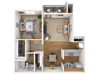 Hilby Station - 1 Beds, 1 Bath Birch (A) II