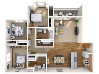 Hilby Station Douglas fir - 3 beds, 2 baths