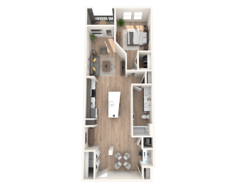 Elliston23 Apartments A6 Floorplan
