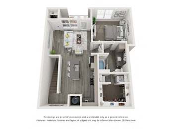  Floor Plan Topaz Townhome