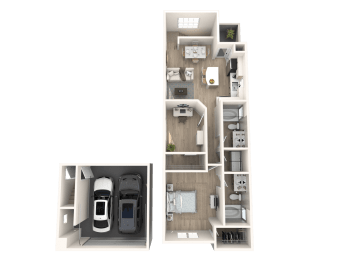 The Presley at Whitney Ranch Apartments King Creole Floor Plan