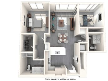  Floor Plan Vive Luxe B2 Maple