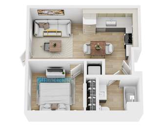 1 bed 1 bath G at 26FIFTY Apartments, Berkeley 94704