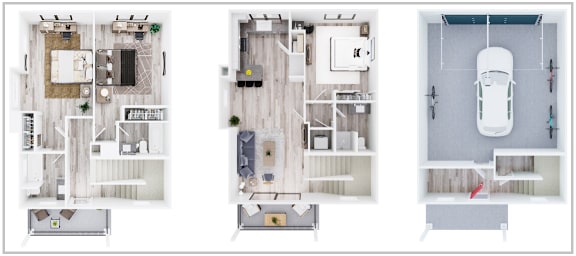 3 Bedroom Floor Plan at The Edge, California, 95928