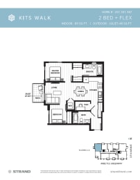  Floor Plan 2 Bedroom Flex