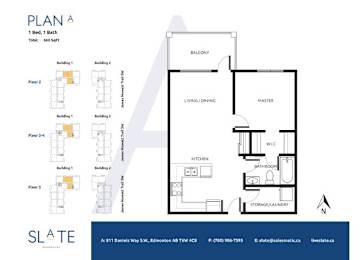  Floor Plan 1 Bedroom 1 Bathroom