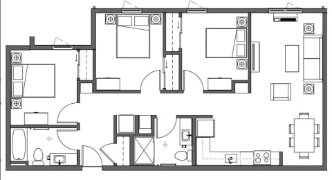  Floor Plan 3x2