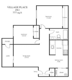  Floor Plan VP2B1B