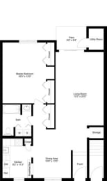 The Augusta Floor Plan at The Lakes, Allentown, Pennsylvania
