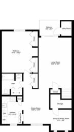 The Belmont Floor Plan at The Lakes, Allentown, PA, 18104
