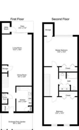 The Eaton Floor Plan at The Lakes, Allentown, Pennsylvania
