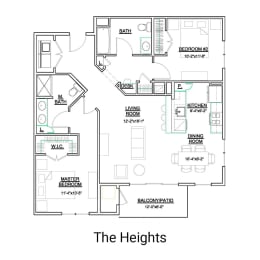 Asher Floor Plan at Palmer View, Palmer Township