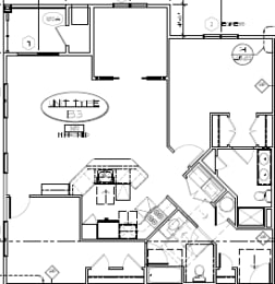 Princeton 2 Bed Den at Heritage Court, Ewing, NJ, 08628