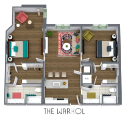 Warhol Floor Plan at The Icon, Richmond, VA 23230