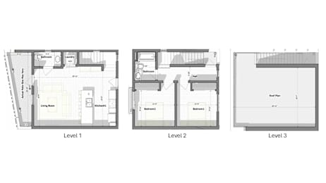 2 Bed Floorplan at Alena on Haley, California