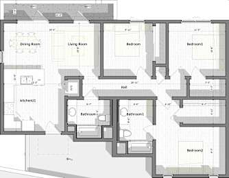 3 Bed 2 Bath A Floorplan at Alena on Haley, Santa Barbara, 93101