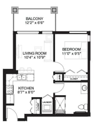 the floor plan of unit c2