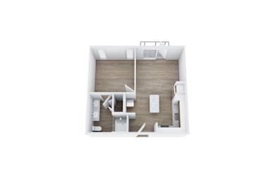 A4 Floor Plan at Placemakr Downtown Austin, Texas