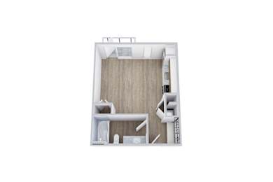 E6 Floor Plan at Placemakr Downtown Austin, Texas