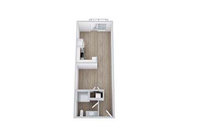 E8 Floor Plan at Placemakr Downtown Austin, Austin, TX 78701